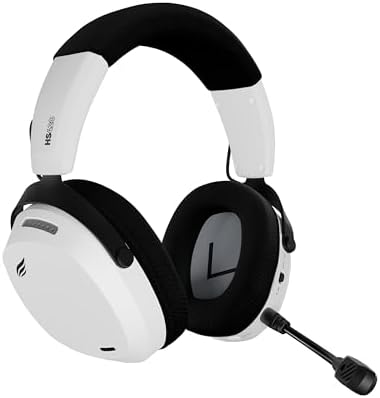 Alternative view of Hawk Gaming HS420 7.1 Surround Tri-Mode Kablosuz/Bluetooth Oyuncu Kulaklığı (Beyaz)