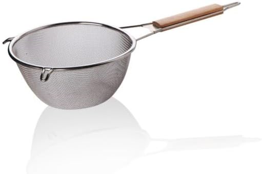 Alternative view of Ahşap Saplı Paslanmaz Çelik Süzgeç, Küçük Boy Metal Süzgeç 18 * 8.5 Cm - Ahşap Saplı Paslanmaz Çelik Süzgeç - Küçük Boy Metal Süzgeç ile Mutfakta Filtreleme İşlerini Kolaylaştırın!
