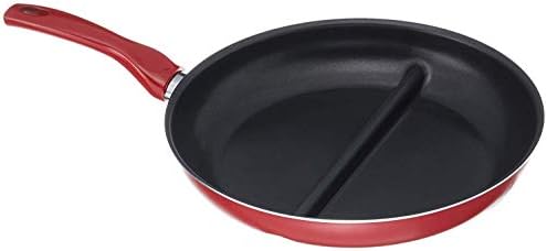 Redio 30 Cm Cingöz Çift Bölmeli Tava, Kırmızı - Görsel 2