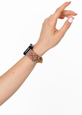 Alternative view of Hippi Etnich Silver 38-40-41 mm Smart Watch Braided Band