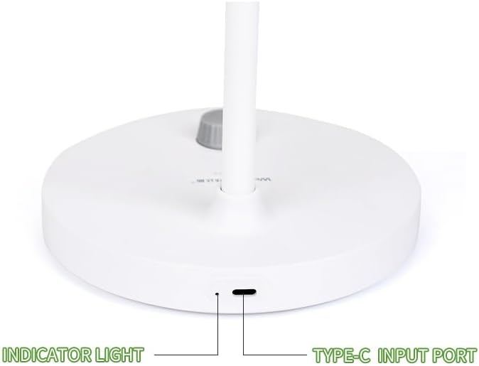 Alternative view of Dimmerli Led Ayarlanabilir Kablosuz Type-C Şarjlı Masa Lambası Çalışma Lambası