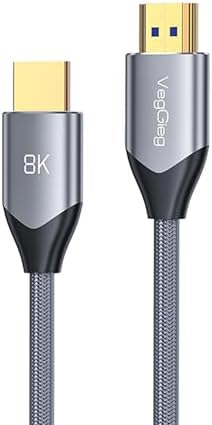 Alternative view of 8K 60Hz 4K 120Hz 48 Gbps HDR ARC HDCP Örgülü HDMI 2.1 Kablo 1 Metre