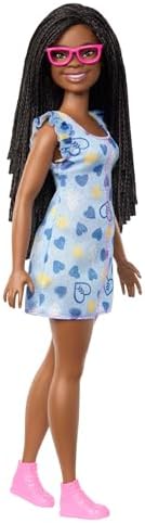 Fashionistas Doll #229, Down Sendromlu Bebek, Kalp Baskılı Elbise Giyen Bebek, Ulusal Down Sendromu Derneği ile Ortaklaştı - Görsel 3