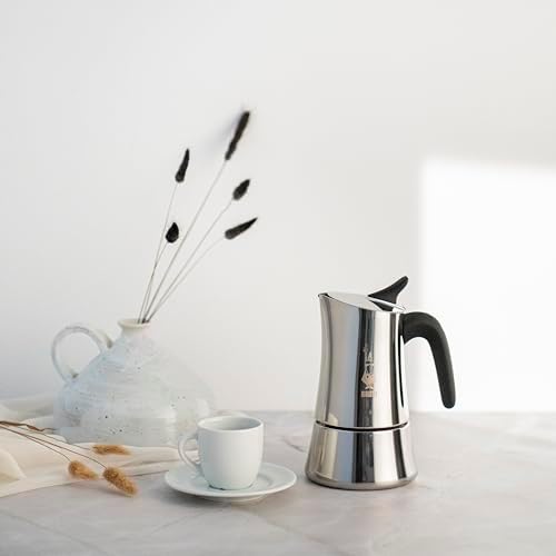 - Moon Exclusive: 4 Cups Ocak Üstü Espresso Pişirici - 170ml - Gümüş Renk - Paslanmaz Çelik Gövde - Patentli Güvenlik Valfi - Tüm Ocak Türleri İçin Uygundur (İndüksiyon Dahil) - Görsel 3