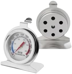 Alternative view of Fırın İçi Termometre, 0-300°C, Çelik Gövde, Hassas Isı Kontrolü, Gri, Analog Gösterge, Gıda Teması Onaylı