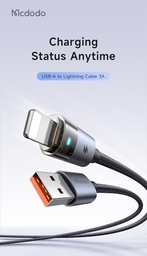 Alternative view of CA-6911 3A Işıklı Usb iPhone Şarj Data Kablosu 1.2m Siyah
