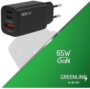 65W GaN Type-C + USB-A Hizli Sarj Adaptörü