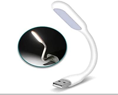 USB LED Lamba Katlanabilir Notebook Kitap Okuma Klavye Aydınlatma beyaz - Görsel 3