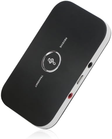 Alternative view of Bluetooth 5.0 2-in-1 Ses Verici ve Alıcı Adaptör – TV PC Araç Hoparlör için Wireless Audio Transmitter Receiver, AUX Destekli TX RX Kablosuz Müzik Çevirici | ZR1137