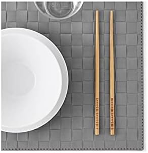 BARBUN Trebent Yıkanabilir Bambu Chopstick Japon Çin Yemek Çubuğu - Görsel 3