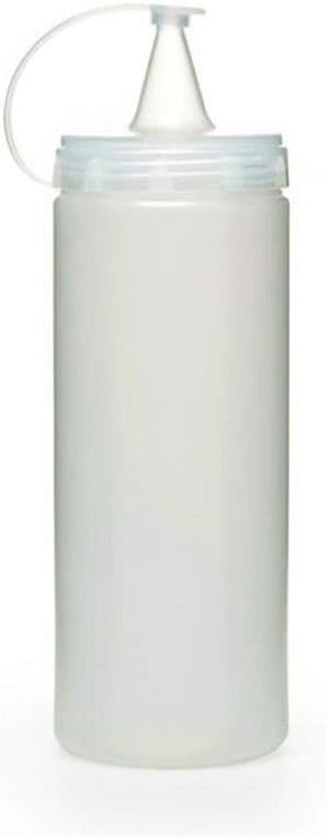 Sızdırmaz Şeffaf Kapaklı Yağlık Sosluk Şişesi Plastik Yağdanlık 400 ml AP-9028