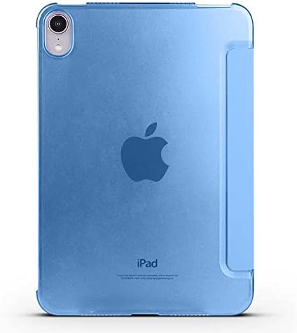 APPLE 11 inç iPad (A16) / iPad Air 10.9 inç/iPad 10.Nesil 10.9 Wi-Fi Tablet ile Uyumlu Tablet Kılıfı Smart Cover Uyku Modlu Standlı Arkası Sert Şeffaf Kapak Siyah - Görsel 3