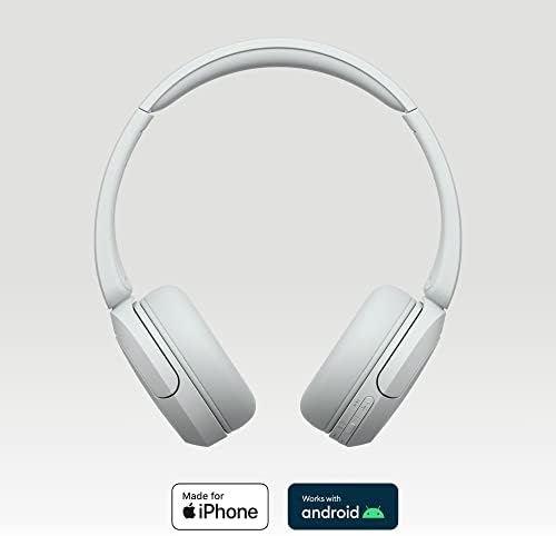 WH-CH520 Kablosuz Bluetooth Kulaklık - Hızlı Şarj Fonksiyonlu 50 Saate Kadar Pil Ömrü, Kulak Üstü Modeli - Beyaz