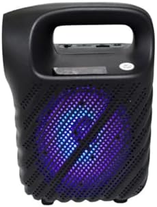 Alternative view of GTS1525 RGB Işıklı 4 inç Taşınabilir Bluetooth Hoparlör FM Radyo Parti Hoparlörü Acil Durum Feneri