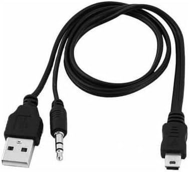 Alternative view of Mini usb ses bombası kablosu 5 pin ses bombası kablosu 5 pin aux usb kablo mini usb stereo usb kablo 50 cm