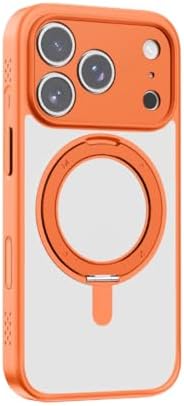 Alternative view of Iphone 17 Pro Roller Serisi 360° dönebilen halka standlı Magsafe Kılıf (Solar Orange)