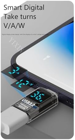 Revolution Type C to USB 3.2 Dönüştürücü 36W Hızlı Şarj 10Gbps Veri Transferi Dijital Ekran OTGGM
