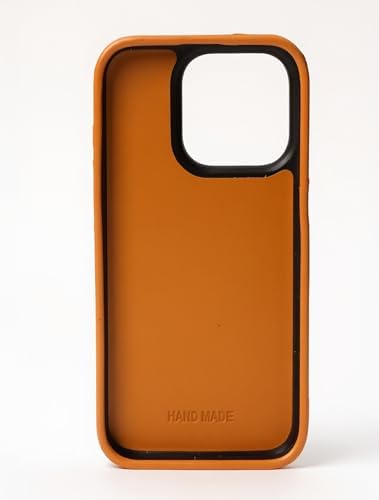 Alternative view of Virtuo Design iPhone 15 Pro Yapımı Hakiki Deri Telefon Kılıfı, GloTech Teknolojili, MagSafe Uyumlu, Karanlıkta Parlayan El Karanlıkta Parlayan El, Kapak Kahverengi (Kahverengi)