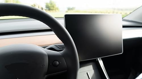 Tesla Model 3 ve Model Y 15 inç ile uyumlu 2023 2024 Model Navigasyon Multimedya MAT Görünüm 9H Nano Ekran Koruyucu MAT - Görsel 3