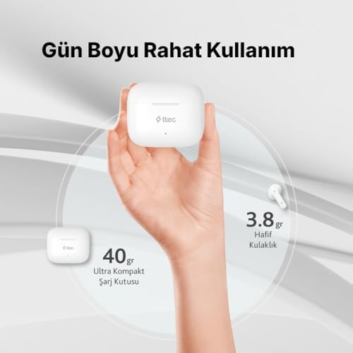 Alternative view of AirBeat Vibe Gerçek Kablosuz TWS Bluetooth Kulaklık 2KM176