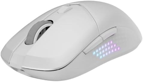 MSI GG VERSA 300 ELITE WIRELESS WHITE 65 GRAM GAMING MOUSE 26000 DPI 1000 Hz / 1MS PIXART PAW-3395DM OMRON MICRO SWITCH RGB LED