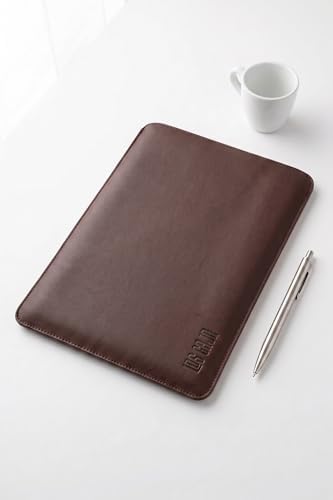 Alternative view of Minimalist 13 İnç Laptop Kılıfı, Vegan Deri, Su İtici Özellikli, Bilgisayar Notebook Laptop Çantası (Acı Kahve, 13 İnç)