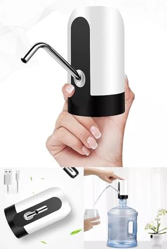 Alternative view of Şarjlı Damacana Su Pompası – USB ile Şarj Edilebilir, Otomatik Tek Motorlu Su Pompası, Taşınabilir , Damacana Su Çekme Cihazı