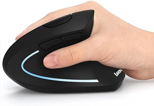 Alternative view of Kenly Dikey Ergonomik Kablosuz Mouse – Sessiz Tıklama, Bilek Dostu Tasarım, 2.4G USB Alıcılı, Ayarlanabilir DPI, Bilgisayar ve Laptop Uyumlu Ergonomik Mouse