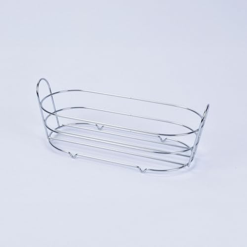 Tel Ekmek Sepeti İç Bezli – Çıkarılabilir ve Yıkanabilir Bezli Ekmeklik – Cırtlı Bez Tasarım – Masa ve Mutfak İçin Şık Ekmek Sepeti – 35x15x9 cm (Krem) - Görsel 3