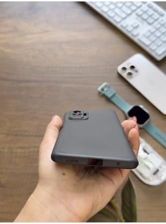 Alternative view of Süper İnce Mat Ultra Thin Silikon Kılıf Siyah Redmi Note 10 Pro ile uyumlu