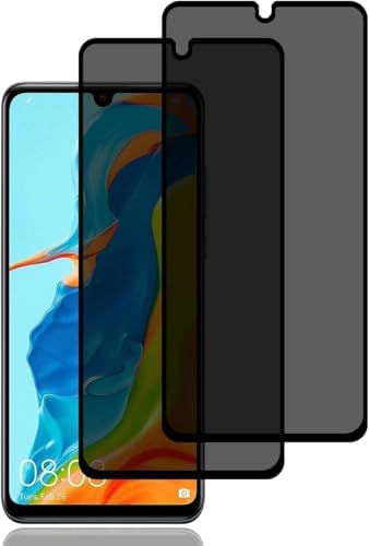 P30 Lite Privacy (Hayalet) Ekran Koruyucu – 2 Adet - 9H Temperli Cam, Yan Görünme Engelleyici, Tam Kaplama - Görsel 2