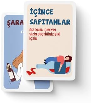 Fondip Klasik İçki Oyunu, 165 Kartlı, Yetişkinler için Eğlenceli Kart Oyunu, 18+ - Görsel 2