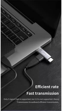 Alternative view of Type C To Lightning/Type C Şarj ve 5Gbps Veri Aktarımı iPhone Yuva Çevirici Dönüştürücü Otg Adaptör Otgbt
