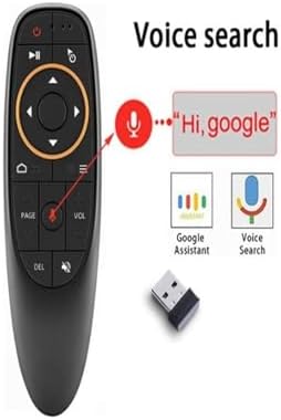 Sesli kumanda Air-Mouse 2.4G kablosuz ses hava faresi klavye uzaktan kumanda TV Box PC için - Görsel 2