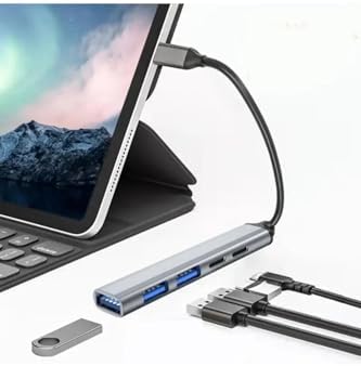 Type C Çevirici USB Dönüştürcü Çoklayıcı Tablet Bilgisayar Telefon Type-C USB Çoklayıcı HUB - Görsel 3