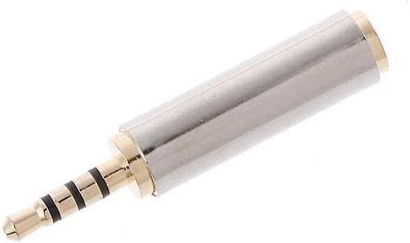 Alternative view of 3.5 mm 2.5 mm jack çevirici 3 çizgi 4 boğum 3.5 mm 2.5 mm çevirivi 3.5 mm kualklık mikrofon 2.5 mm çevirici