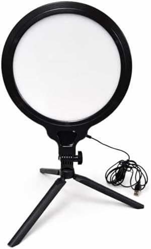 Alternative view of Halka Işık 8.4 inç (21.5cm) 180cm Kablolu Stüdyo Işığı Ürün ve Görsel Fotoğraflama Işığı Fotoğraf Makinesi Kamera Youtuber Twich Ring Light Yayıncı Işığı (HP260 8.4inç Siyah)