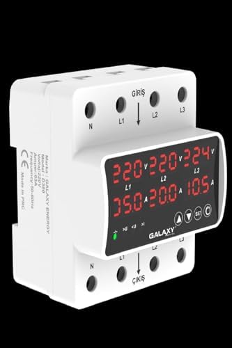 Alternative view of D380 Profesyonel Trifaze Kontrol Cihazı Yüksek-Alçak Voltaj Akım Koruyucu (Konut İşyeri Fabrikalar)