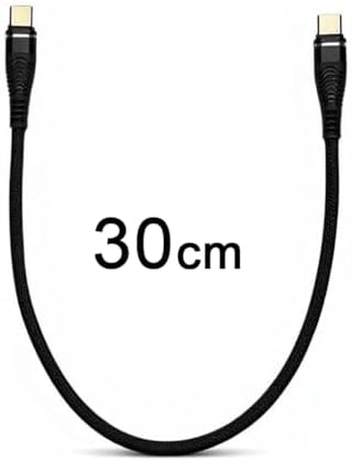 Type-C to Type-C Kablo 30 cm – 60W Hızlı Şarj ve 5Gbps Veri Aktarımı | Dayanıklı Örgü Kaplama, Telefon, Tablet ve Laptop Uyumlu - Görsel 2