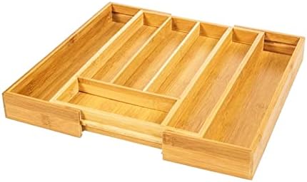 Alternative view of 7 Bölmeli Bambu Kaşıklık Antibakteriel Çekmece içi Düzenleyici Organizer