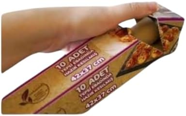 Natura Ağartılmamış Hazır Pişirme Kağıdı 10 Yaprak X 5 Paket - Görsel 3