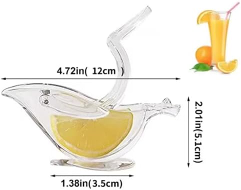 Kuş Şeklinde Sunumluk Limon Sıkacağı – Şık ve Pratik Tasarımlı Meyve Sıkacağı, Masaüstü Kullanım İçin Estetik Sunum Aracı - Görsel 3