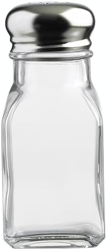 Salt And Pepper Metal Kapaklı 2'li Tuzluk Biberlik Baharatlık 100 cc