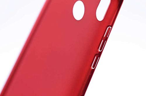 Mate 10 Uyumlu Sert Rubber Silikon Kılıf (Kırmızı) - Görsel 3