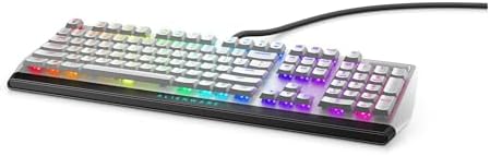 Alternative view of Dell Alienware 510K düşük profilli RGB mekanik oyun klavyesi - AW510K (Lunar Light), beyaz