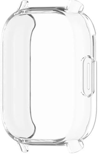 XIAOMI Redmi Watch 5 Lite ile Uyumlu Tam Kapatan Çerceve Önü Kapalı Tasarım Silikon Kılıf Çerçeve Darbe ve çiziklere Karşı Koruma Şeffaf