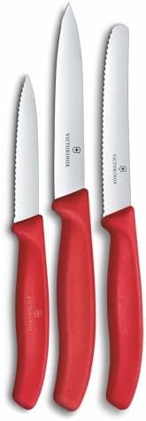 6.7111.34C1 Swiss Classic 3lü Bıçak Set, Kırmızı