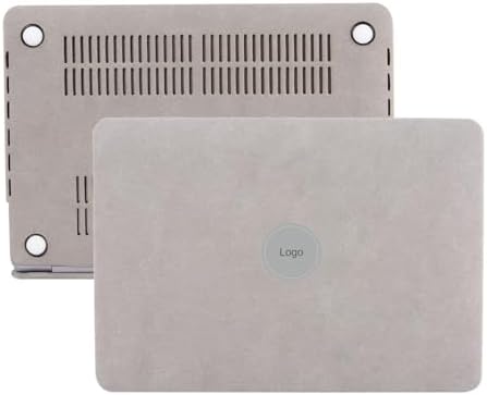 Alternative view of MacBook Air M1 Kılıfı A2337 Uyumlu 13.3 İnç Premium Süet Dokulu Kumaş Kaplama Hard Case A2179 A1932 Soft Touch Sert Koruyucu Kapak Çizilme Darbe Koruma Gri