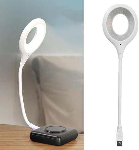 Alternative view of Sesle Kontrol 3 Renk Işık Modlu Akrobat USB LED Kitap Okuma Işığı, USB Gece Işığı Lambası, 20 LED, Sesle Kontrol Masası Işığı, Ses Komutları Açıklamada Mevcuttur