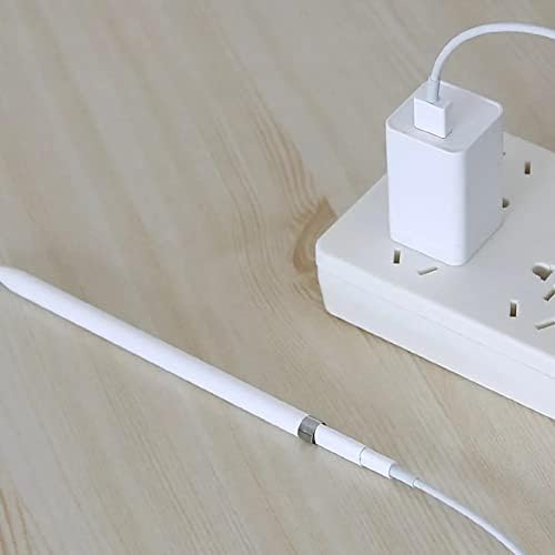 Pencil Lightning To Lightning Adaptörü Şarj Aparatı Tablet Kalemi Yuva Çevirici Beyaz Ltl-01 - Görsel 3